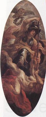 Peter Paul Rubens Minerva Conquering Ignorance (mk01) Norge oil painting art